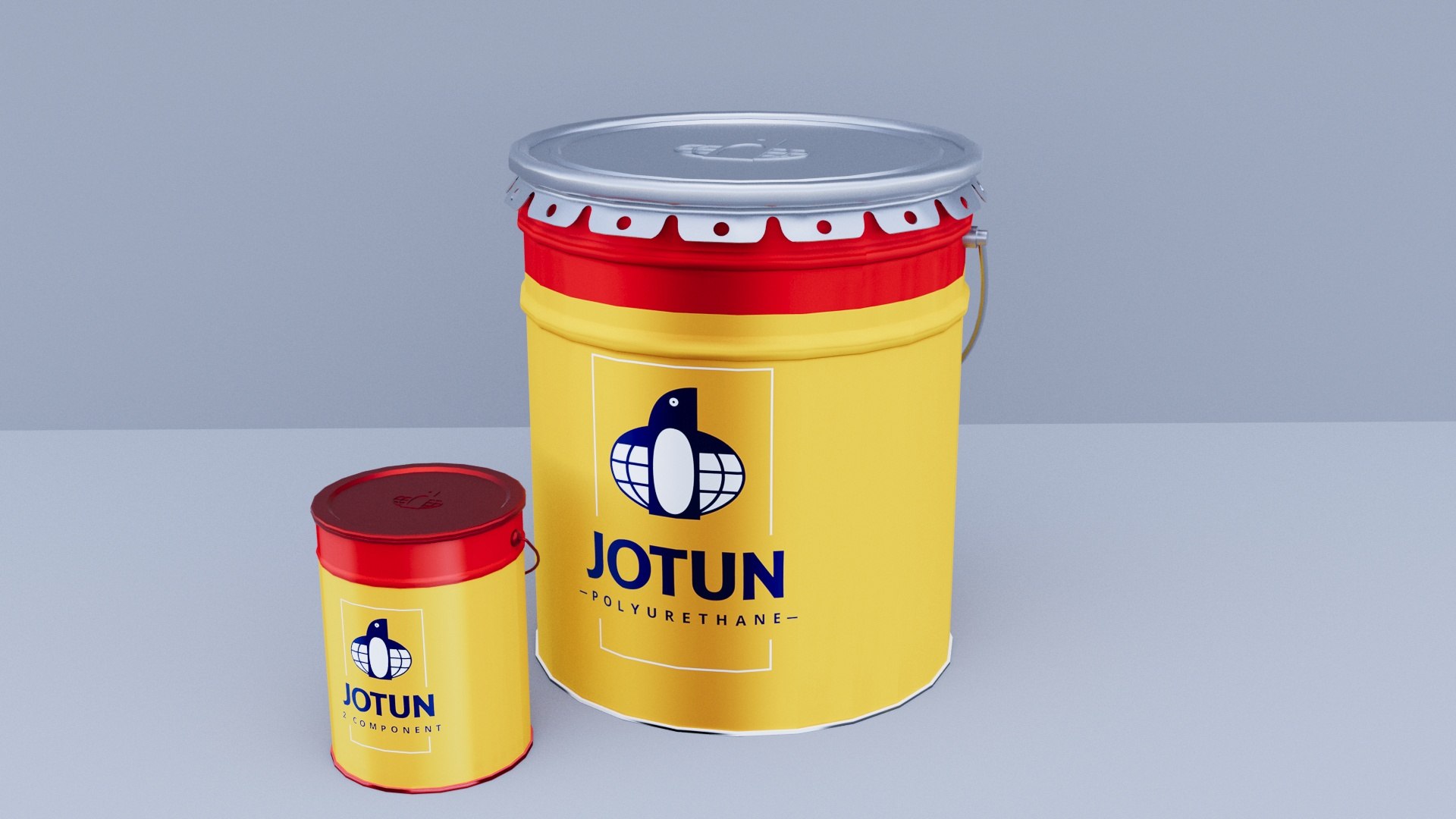 3D Paint Bucket Jotun Polyurethane TurboSquid 2106595