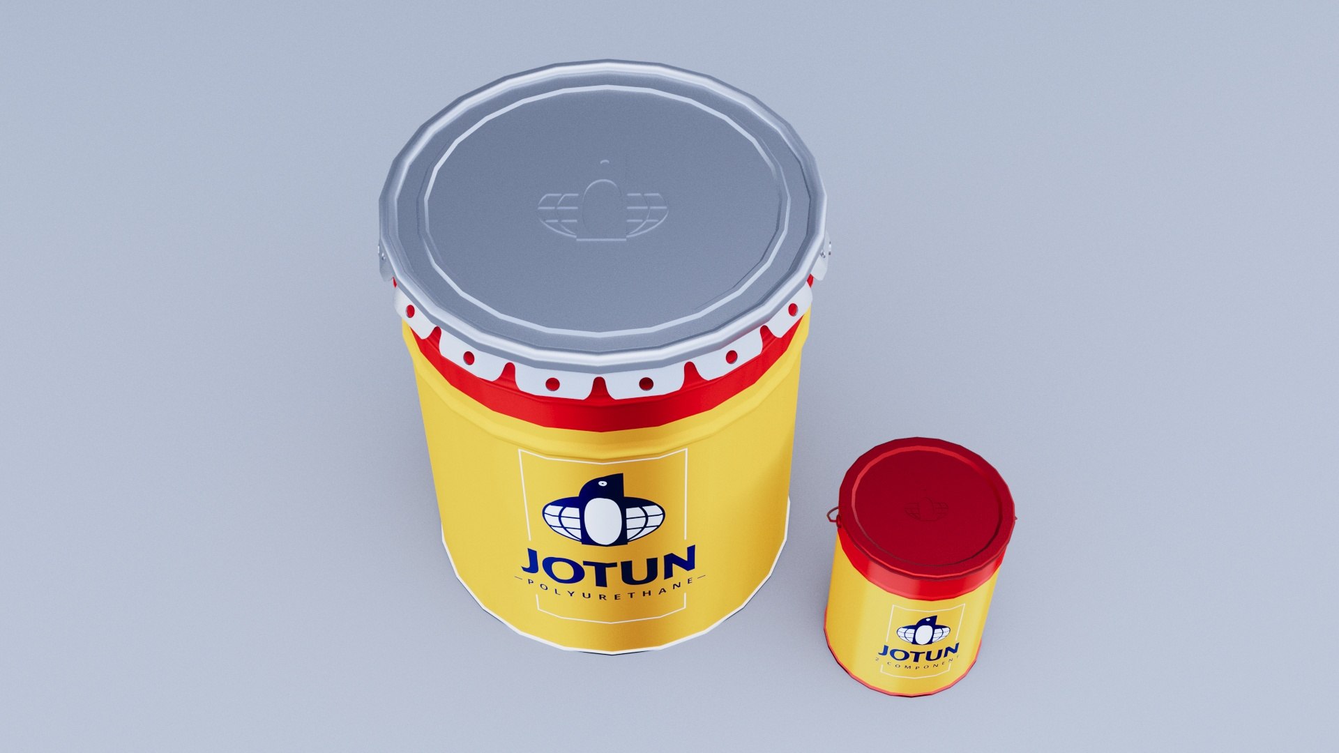 3D Paint Bucket Jotun Polyurethane TurboSquid 2106595
