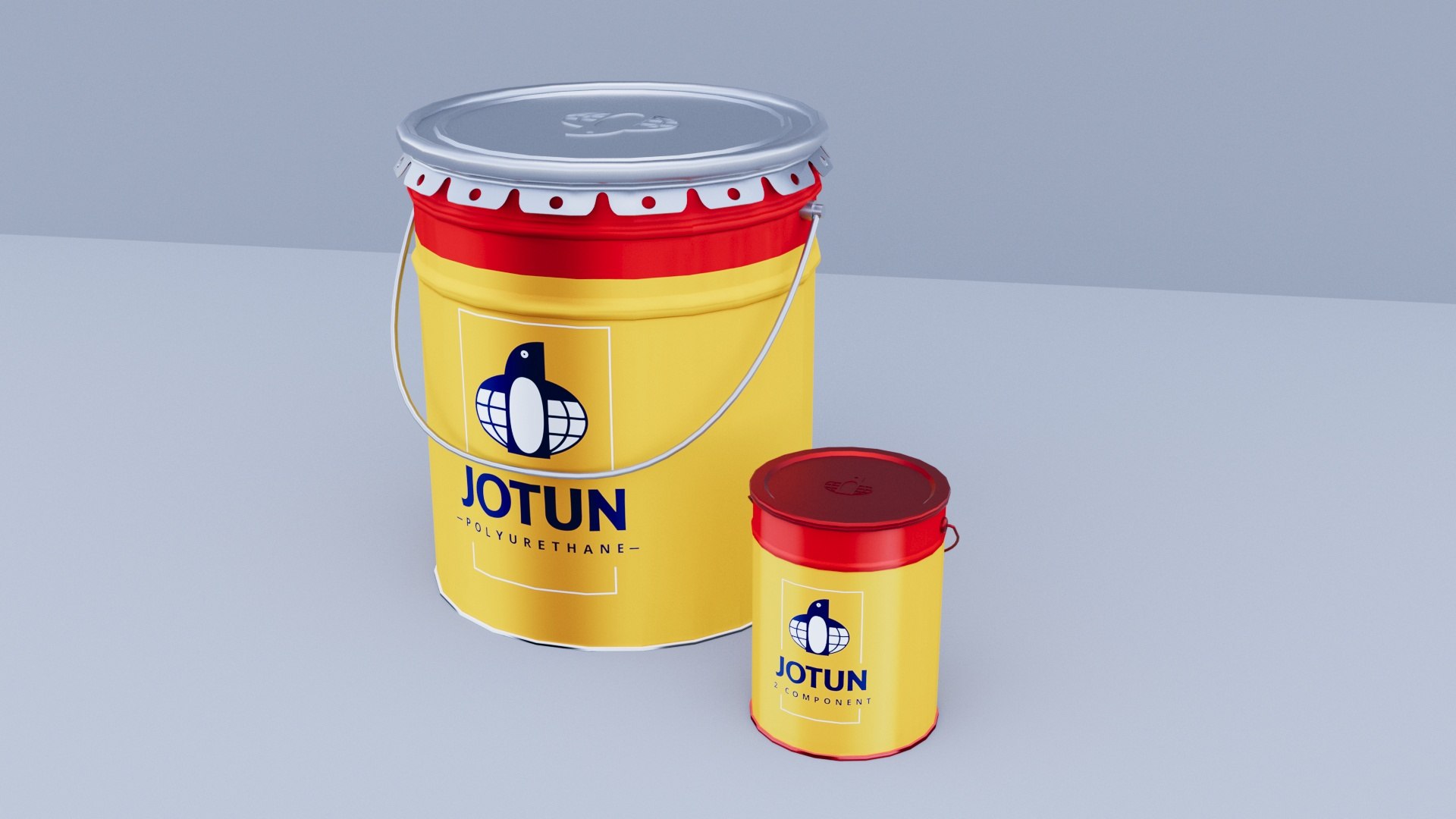3D Paint Bucket Jotun Polyurethane TurboSquid 2106595