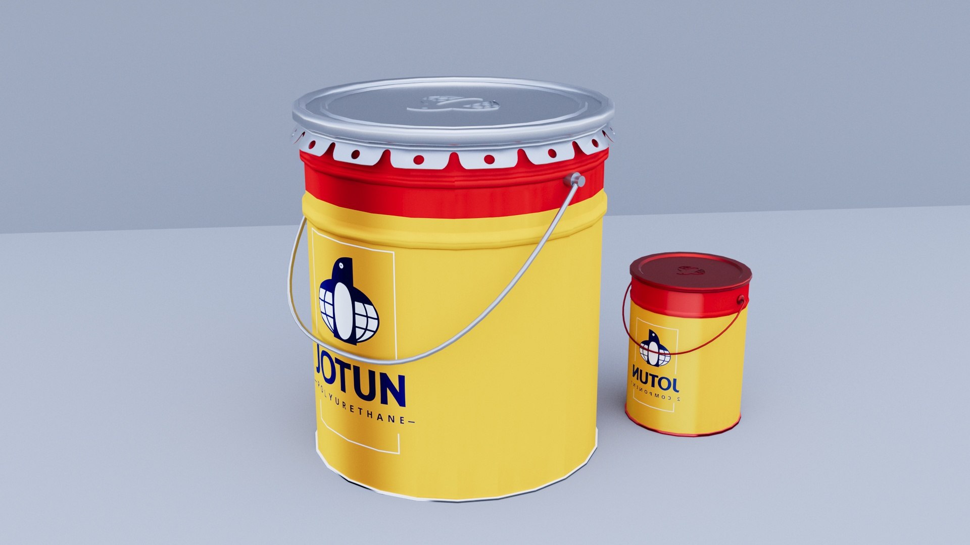 3D Paint Bucket Jotun Polyurethane TurboSquid 2106595