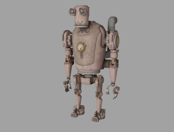 オートマトンロボット3Dモデル -