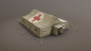 military tent 01 medicaldesert 3D