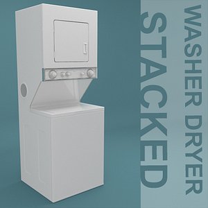Washer Dryer Combination Stacked