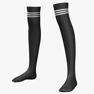Stockings Black PBR 3D model