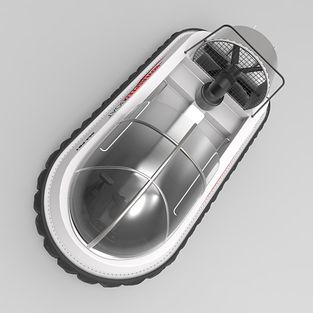 Speed Hovercraft Boat 3d Max