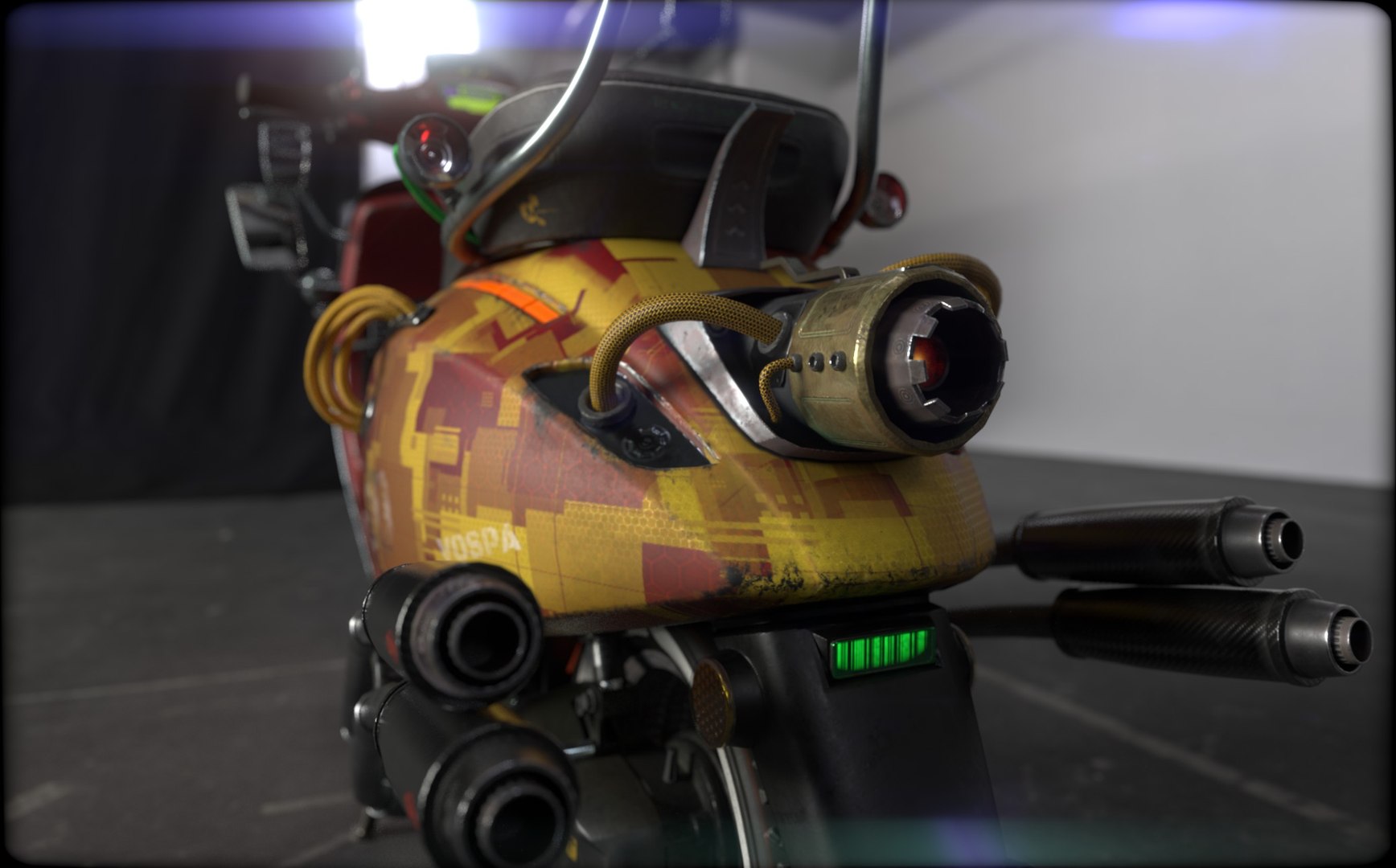 3D model Cyber Scooter https://p.turbosquid.com/ts-thumb/5N/YxXdCv/YA/6/jpg/1629798457/1920x1080/fit_q87/1a032010874681fea12baef8372ba8d6eb70e8e7/6.jpg