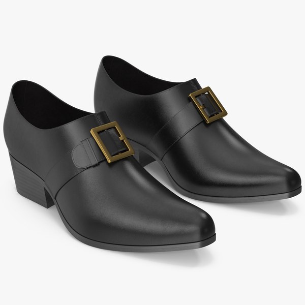 pointed buckle shoes