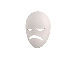 Prop059 Sad Mask 3D