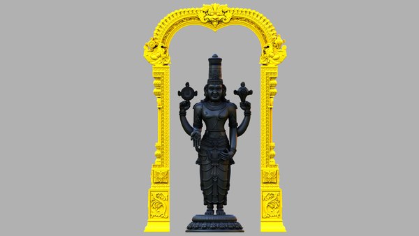 3d Tirupati Venkateswara Balaji Model Turbosquid 1979381