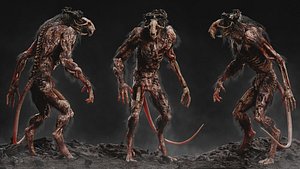 3D Rat King