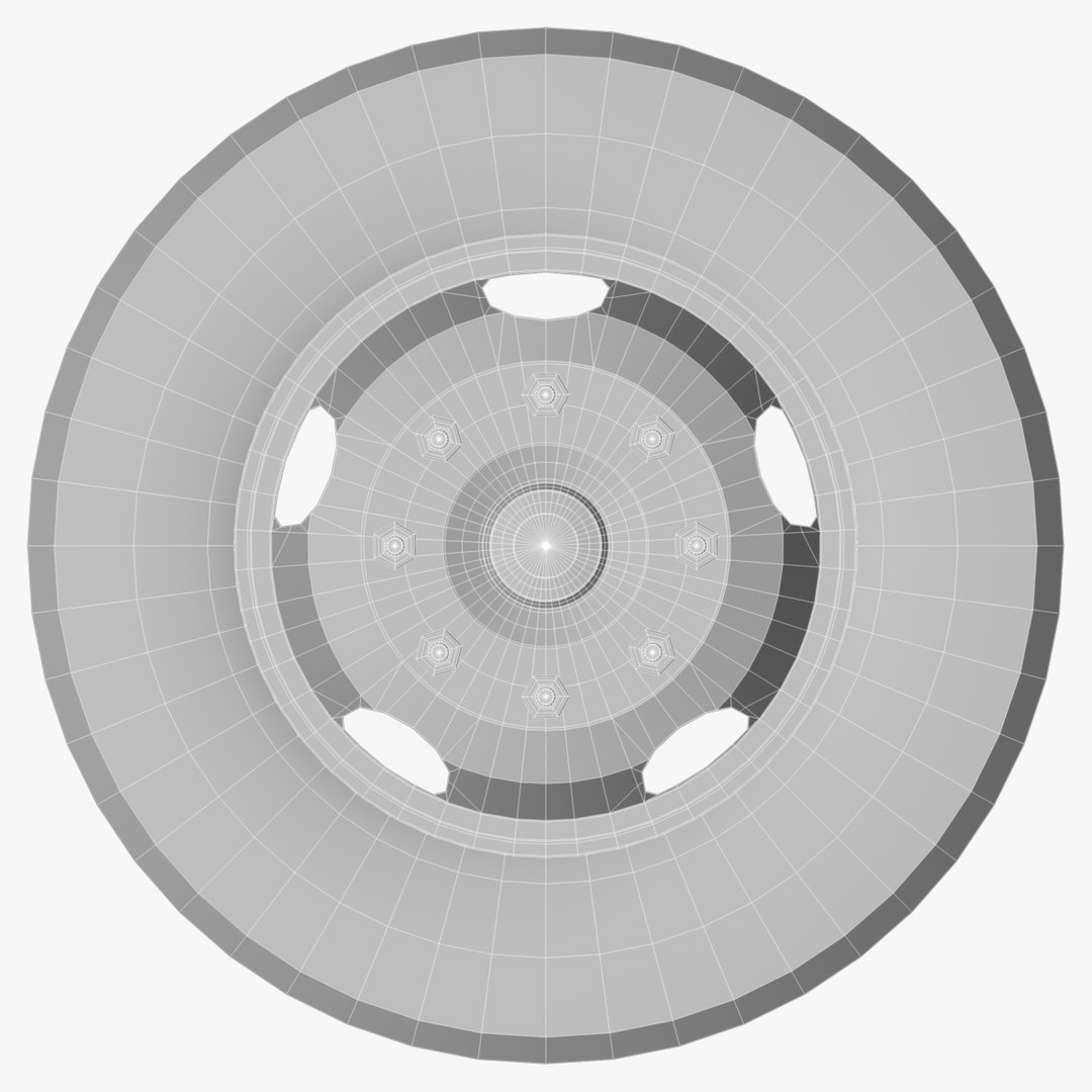 3dsmax Rim Wheel Bus
