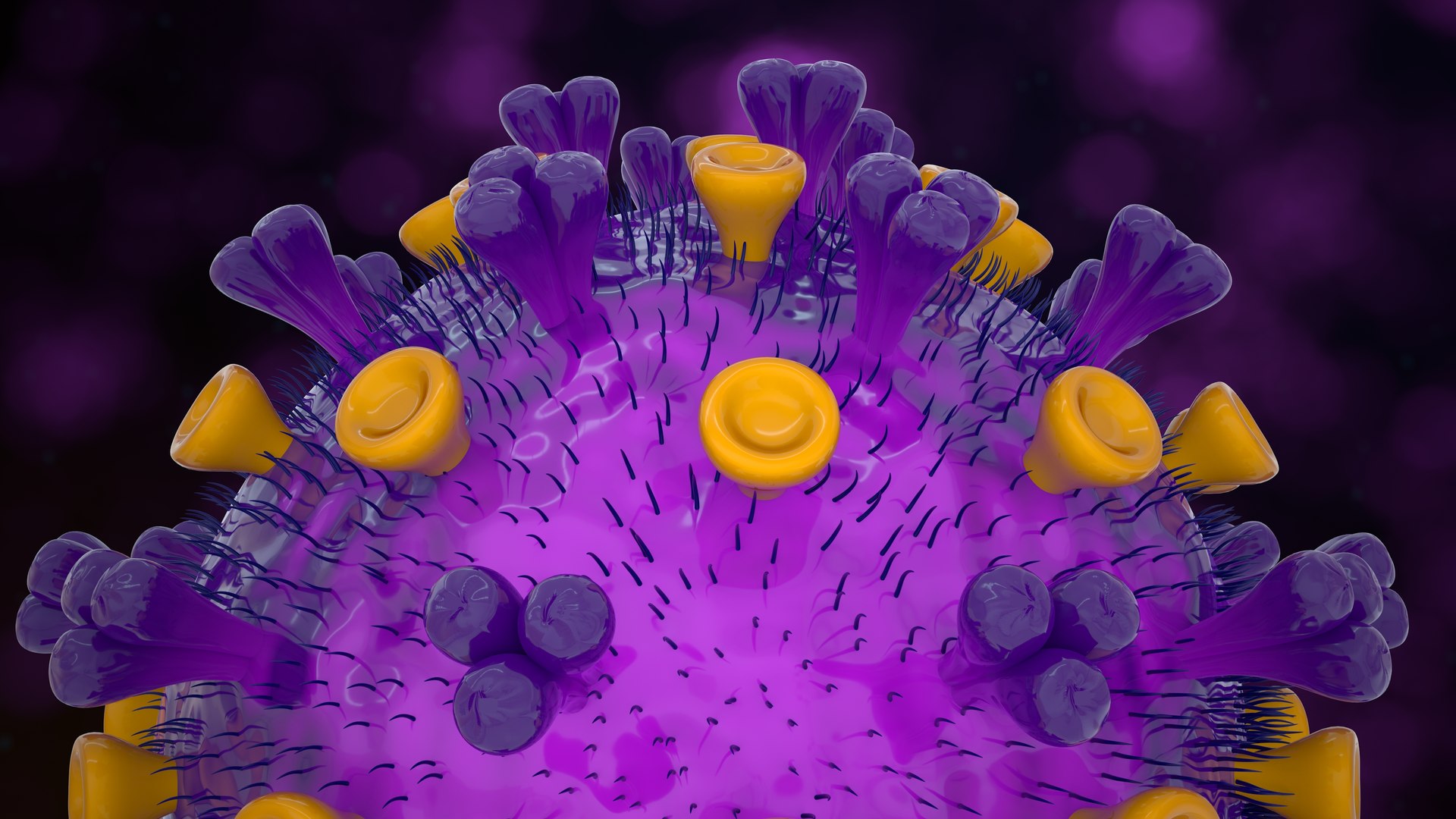 HIV Virus 3D Model - TurboSquid 2224425
