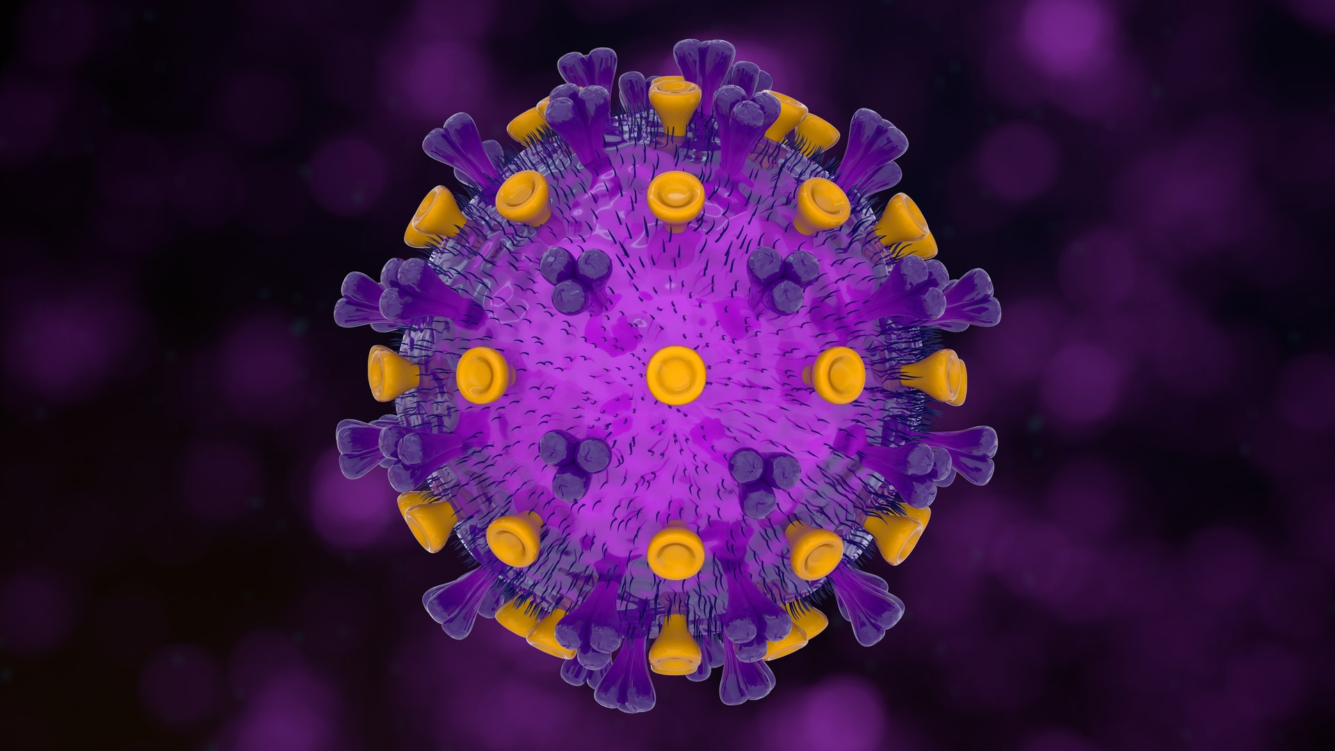 HIV Virus 3D Model - TurboSquid 2224425