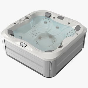 Jacuzzi J 335 Hot Tub Beige with Water 3D model