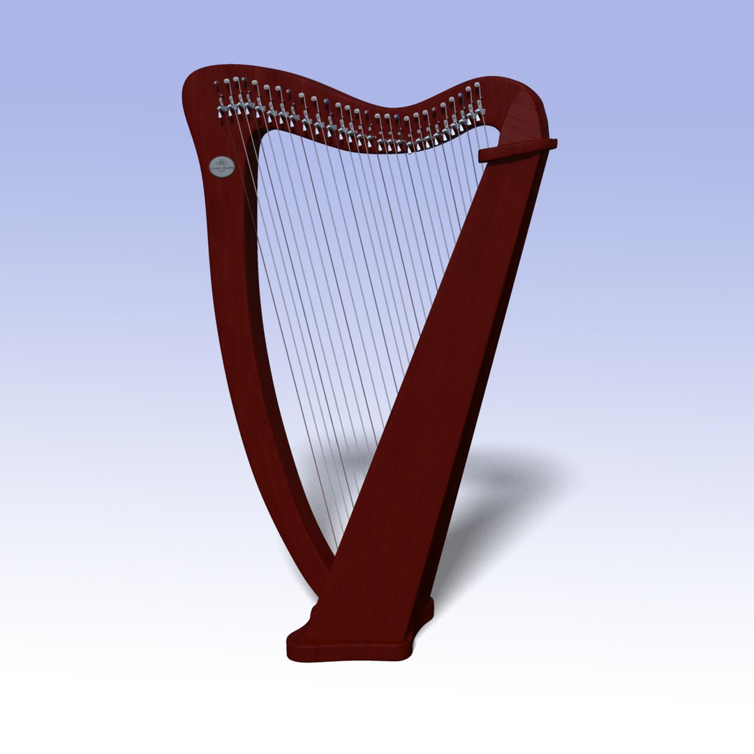 3d Model Camac Harp