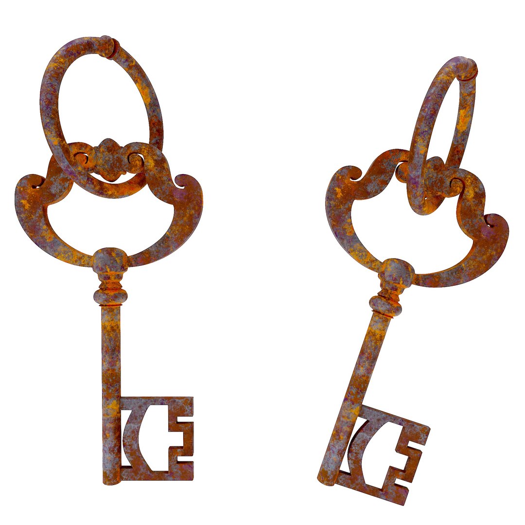 Key antique rusty 3D model - TurboSquid 1986687
