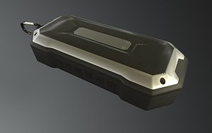 3D outdoor bluetooth speaker model
