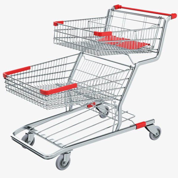 3D Shopping Cart model