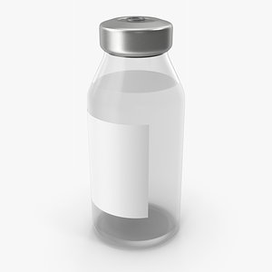 Vaccine Bottle 3D