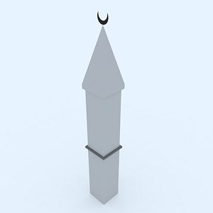mosque accessories 4 3D model