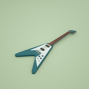 3D gibson flying v