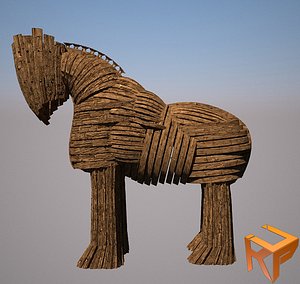 3d trojan horse model