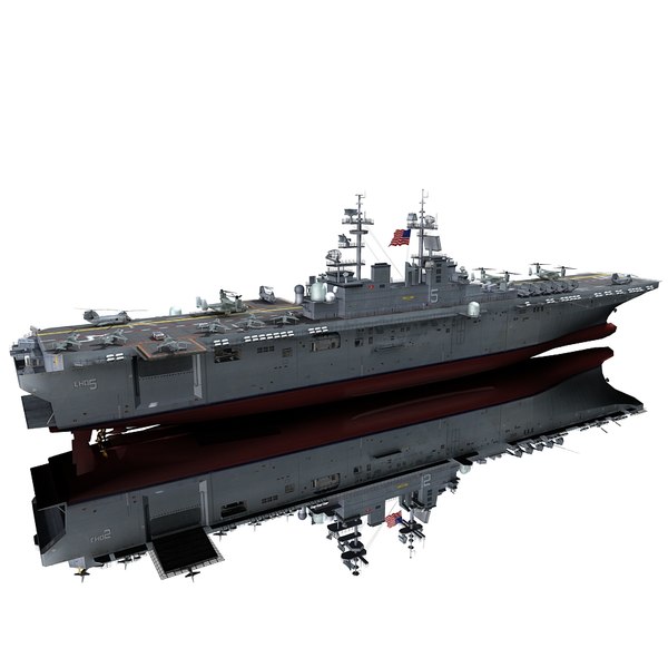 uss wasp lhd 3d max