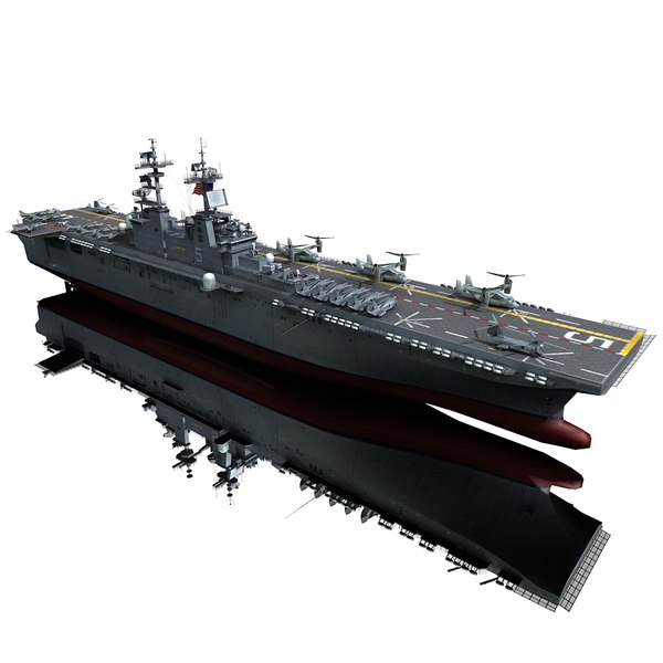 uss wasp lhd 3d max