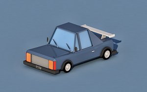 Cartoon Racing Car