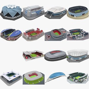 3D Stadiums CollectionUsa Mexico and Canada 2026 model