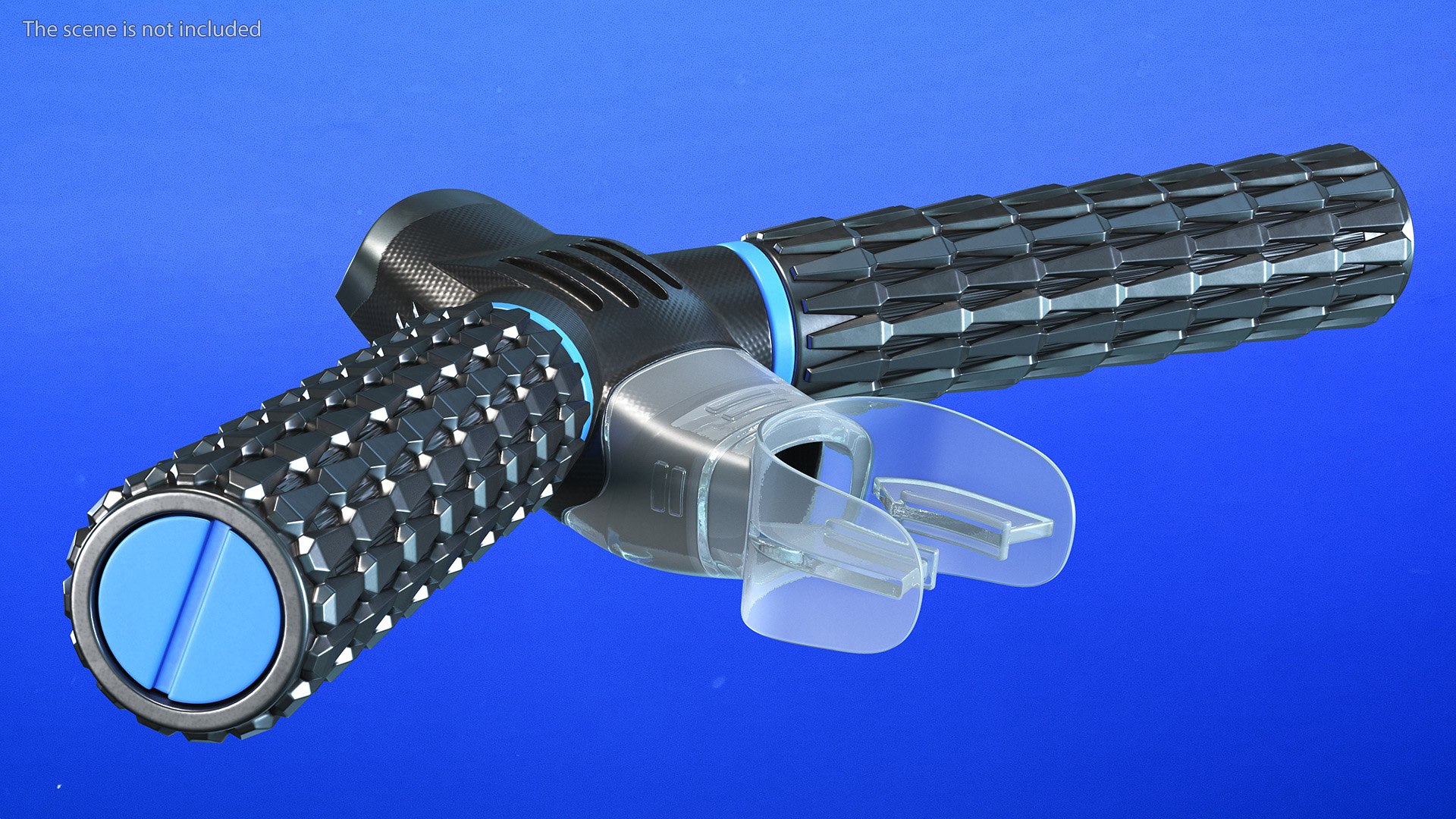 3D model Underwater Breathing Device Blue - TurboSquid 2170131