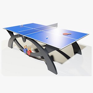 ping pong table 3D model