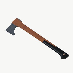 3D Wooden Axe