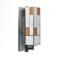Stained Glass Exterior Lamp 3D Model