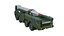 Lançador de mísseis Hwasong-6 SCUD-C de baixo poli