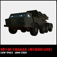 9P140 Uragan (Hurricane) 220 mm MLRS