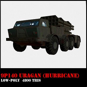 9P140 Uragan (Hurricane) 220 mm MLRS