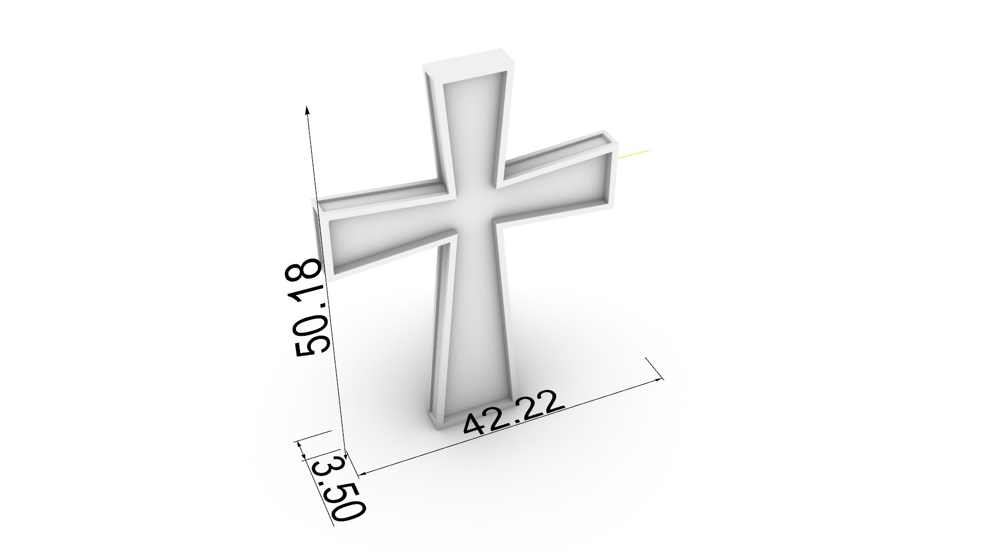 Minimalist Lightweight Cross JDBCo Model - TurboSquid 2342202