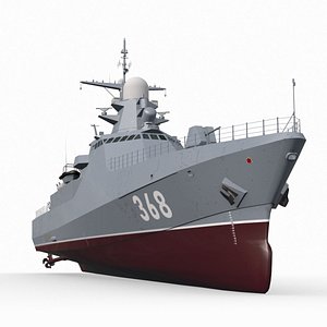 Project 22160 VC 3d model - animated model