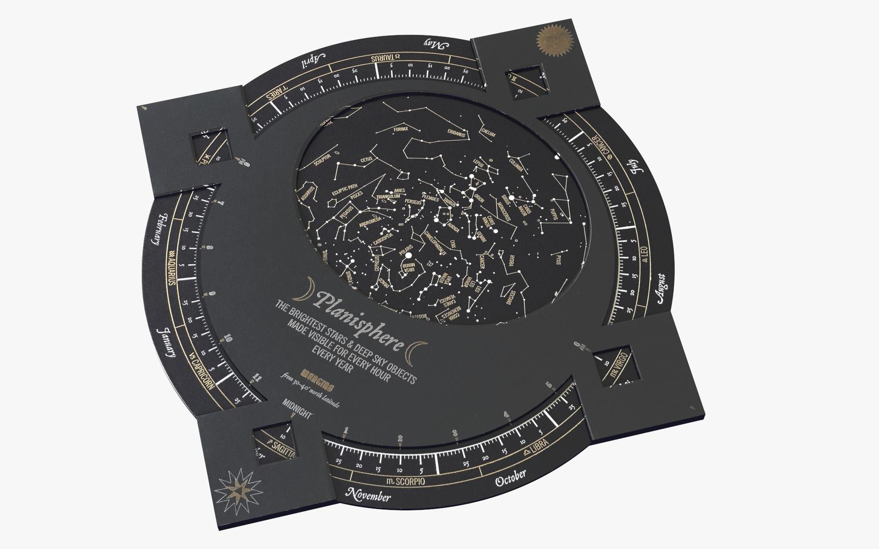 Planisphere Skywatchers Sky 3D Model - TurboSquid 1606975