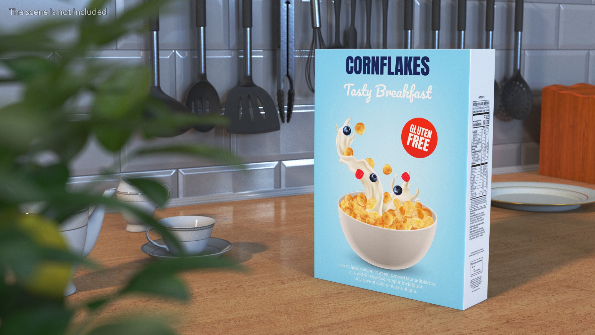 Corn Flakes Box Model - TurboSquid 2346152