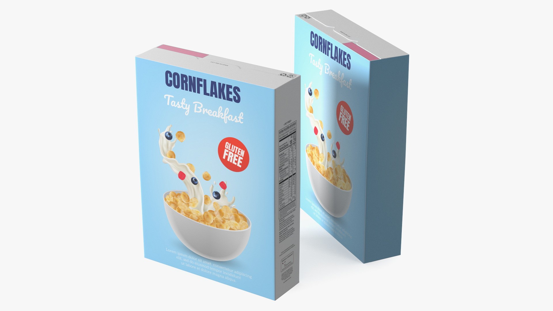 Corn Flakes Box Model - TurboSquid 2346152