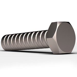 3D model bolt hardware tool