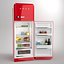 Smeg Fridge Red
