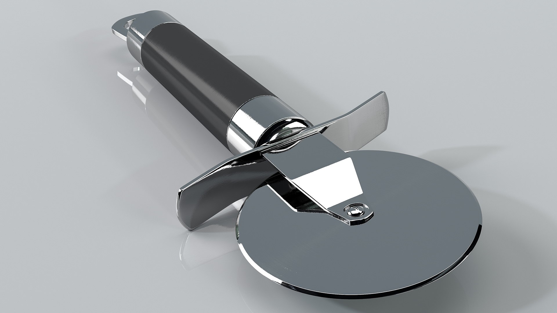 Rolling Pizza Cutter Generic 3D model preview