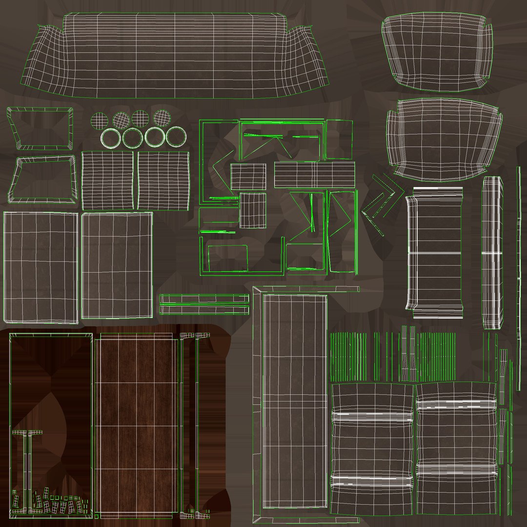 Ethan Allen Anderson Leather Sofa 2 3D Model TurboSquid 1959430