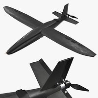 Tactical Fixed Wing Drone Black
