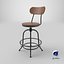 3D realistic adjustable height industrial