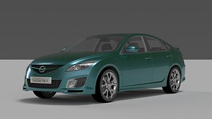 3D Mazda 6 model