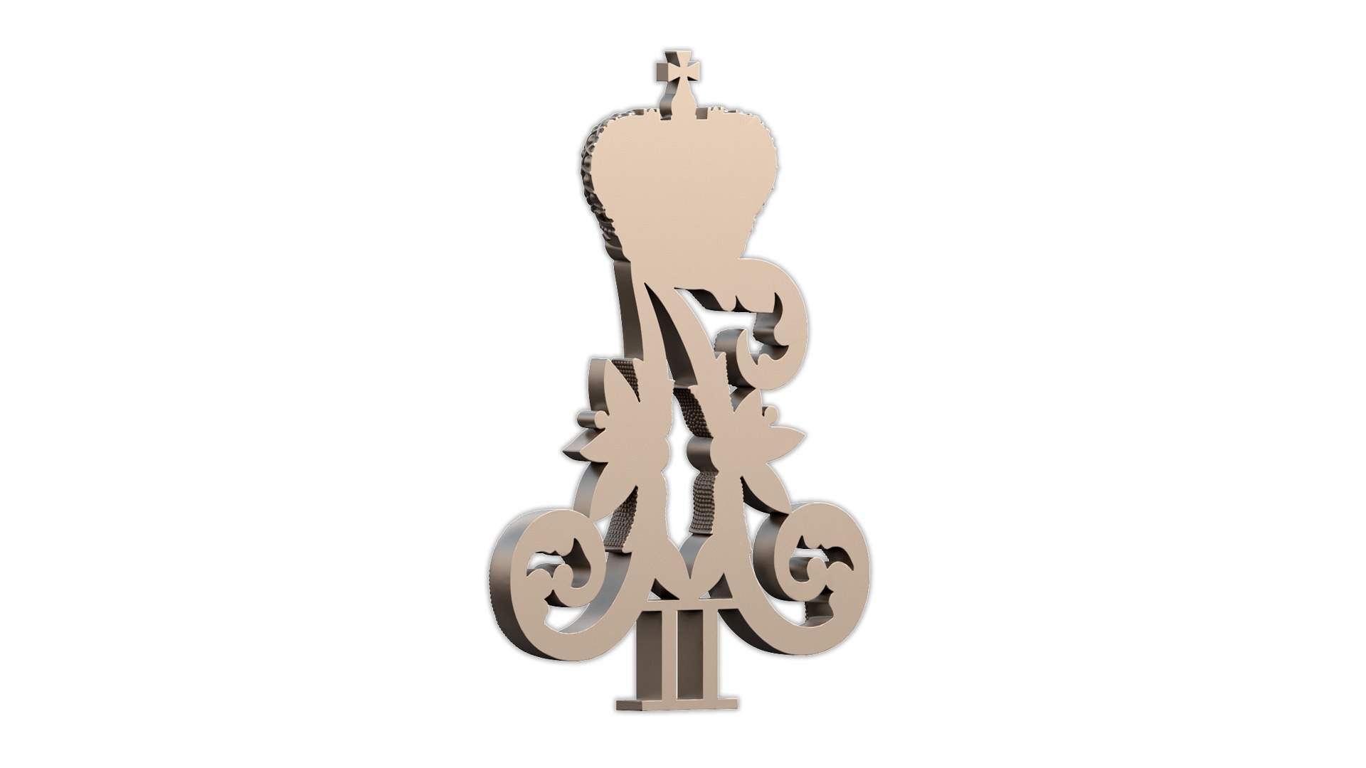 3D Monogram of Emperor Alexander II model https://p.turbosquid.com/ts-thumb/5P/9gwxCm/uc/monograma2_003/jpg/1733138946/1920x1080/fit_q87/9fd2188648bc6d7c22bcd01e40678b327eb9f9ee/monograma2_003.jpg